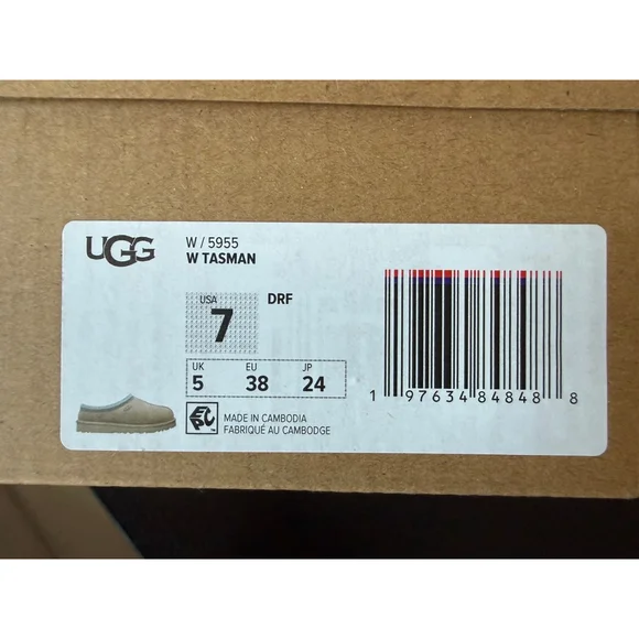 RARE UGG Tasman II Driftwood White Pepper Size 7 - Picture 12 of 12